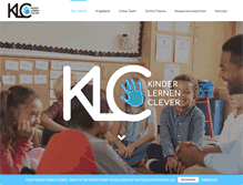 Tablet Screenshot of klc-group.de